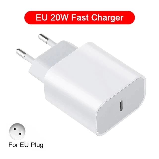 25W PD Fast Charger for Charging USB C Quick Power Adapter Cube iPhone 17 16 15 14 13 Samsung Xiaomi Huawei