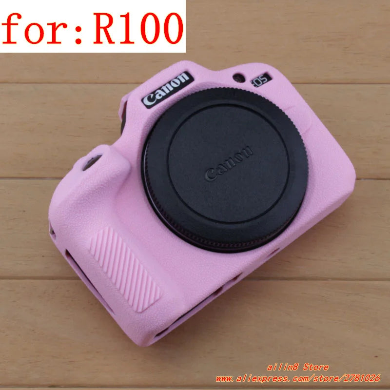 for Canon EOS-R100 Camera Soft Case R50 Silicone shell protective cover Prevent scratching the camera bag One shoulder neck bag