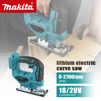 Makita DJV182Z 18V Cordless Barrel Handle Jigsaw Electric Saw with Saw Blade Tool - No Battery Or Charger Included