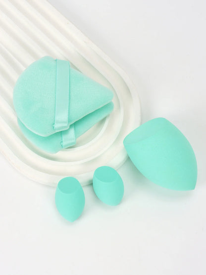 5Pcs Professional Makeup Sponge Set - Soft, Gentle, Multi-Purpose Tools for Perfect Foundation, Powder, and Blush Application
