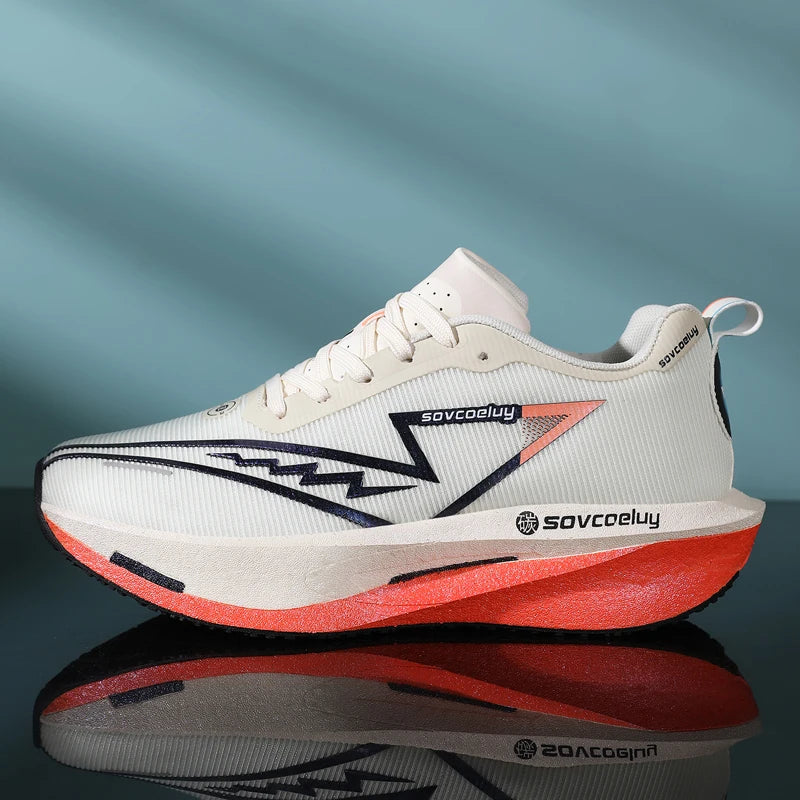 Marathon Men Sports Running Shoes Carbon Board Air Cushion Breathable Lightweight Woman Comfortable Athletic Basketball Sneakers