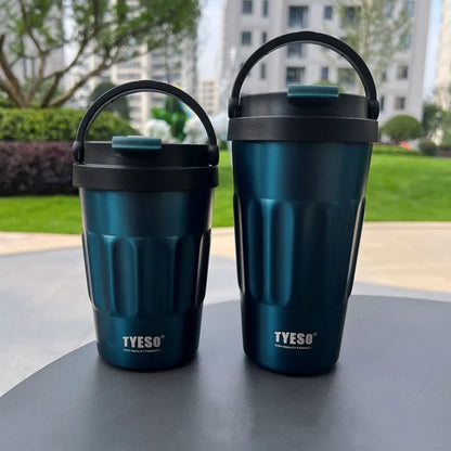 400ml/500ml TYESO Vacuum Flasks Thermoses Stainless Thermos Water Bottles Cup 304 Original Car Tumbler Cold and hot Coffee Mug