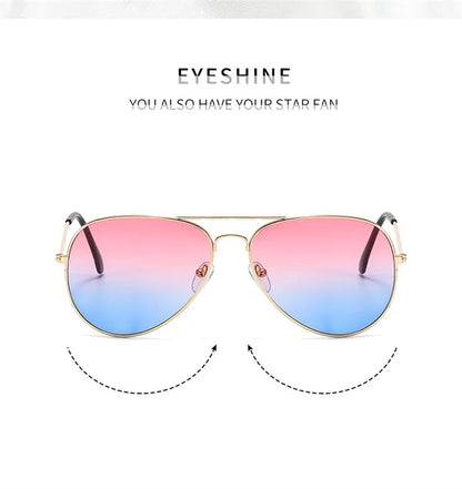 New Double Bridge Sunglasse for Woman Men Alloy Frame 2026 Gradient Lens Sun Glasses Female Oculos Male Outdoor Fashion Eyewear
