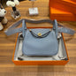 Women's Handbag 2025 New Style Top Layer Cowhide Leather Lundy Mini Doctor Bag Genuine Leather Handbag Single Shoulder Crossb...