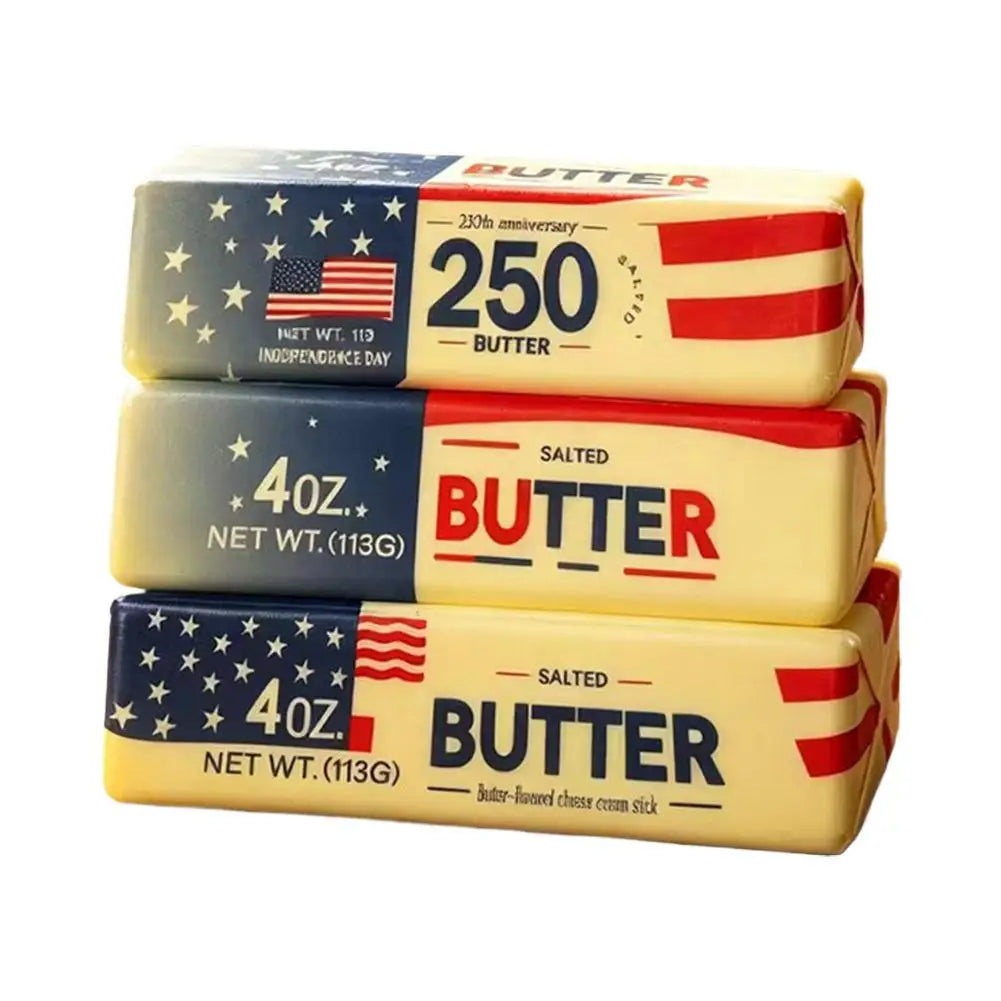 Assorted Butter Stick Squeeze Toy Slow Rebound Soccer Themed Cheese Bar Box Fidget Stress Relief Decor Game Squeeze Prank Toy