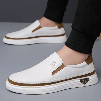 Men's Breathable Loafers Summer Comfort Soft Sole Slip-On Casual Shoes Anti-Slip Wear-Resistant Outdoor Men's Shoes-723