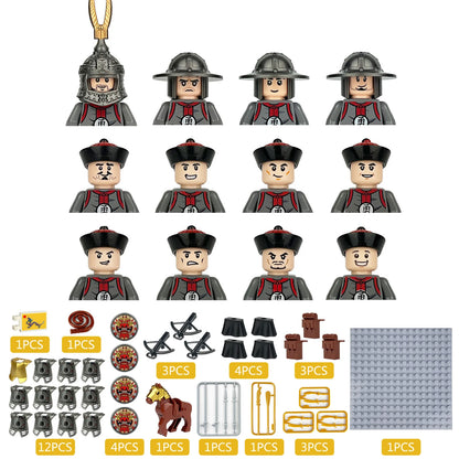 City character building block figure set, little block people, block accessories, engineer, doctor, firefighter, kids' toy