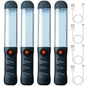 LED Handheld Flashlight Work Light USB Rechargeable Strong Light Lantern Torch Work Lamp with Magnet Hook Workshop Repair Lights