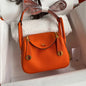 Women's Handbag 2025 New Style Top Layer Cowhide Leather Lundy Mini Doctor Bag Genuine Leather Handbag Single Shoulder Crossb...
