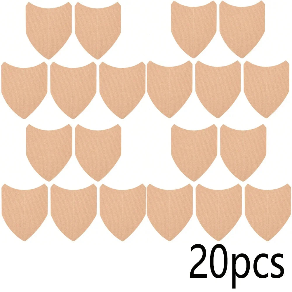 10/20/30/40Pcs Disposable Anti-Chafe Thigh Tape, Invisible No Trace Anti-Friction Thigh Pads Anti-Wear Body Stickers for Women