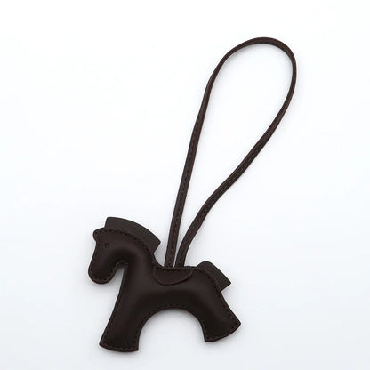 Pony Bag Charm, PU Leather Luggage & Car Pendant, Premium Versatile Travel Accessories