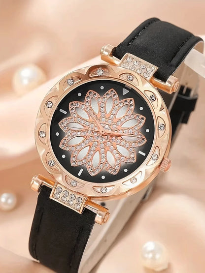 Watch Women's Fashion Watch Women's Watch Versatile, Small and High end Quartz Watch Set
