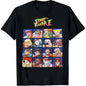 2026 New Street Fighter II Character Design T-shirt High Quality Casual Comfortable Breathable Men's Printed Crew Neck T-shirt