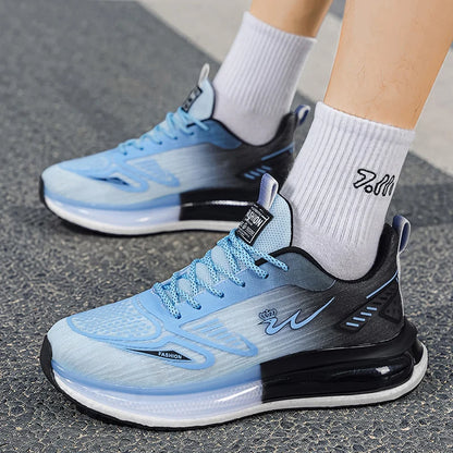 Men's breathable casual sneakers four seasons new soft sole non-slip lightweight racing outdoor running shoes speed sports shoes