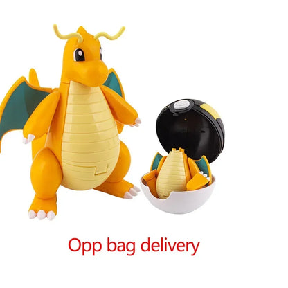 Pokemon Figure Pokeball Poke Ball Venusaur Charizard Gyarados Pikachu Mewtwo Gengar Blastoise Mew Eevee Box Elf for Kid Toy Gift