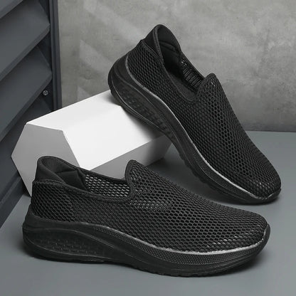 Outdoor Mesh Men Loafers Summer Man Casual Shoes Platform Walking Sneakers Comfortable Breathable Running Jogging Sport Shoes