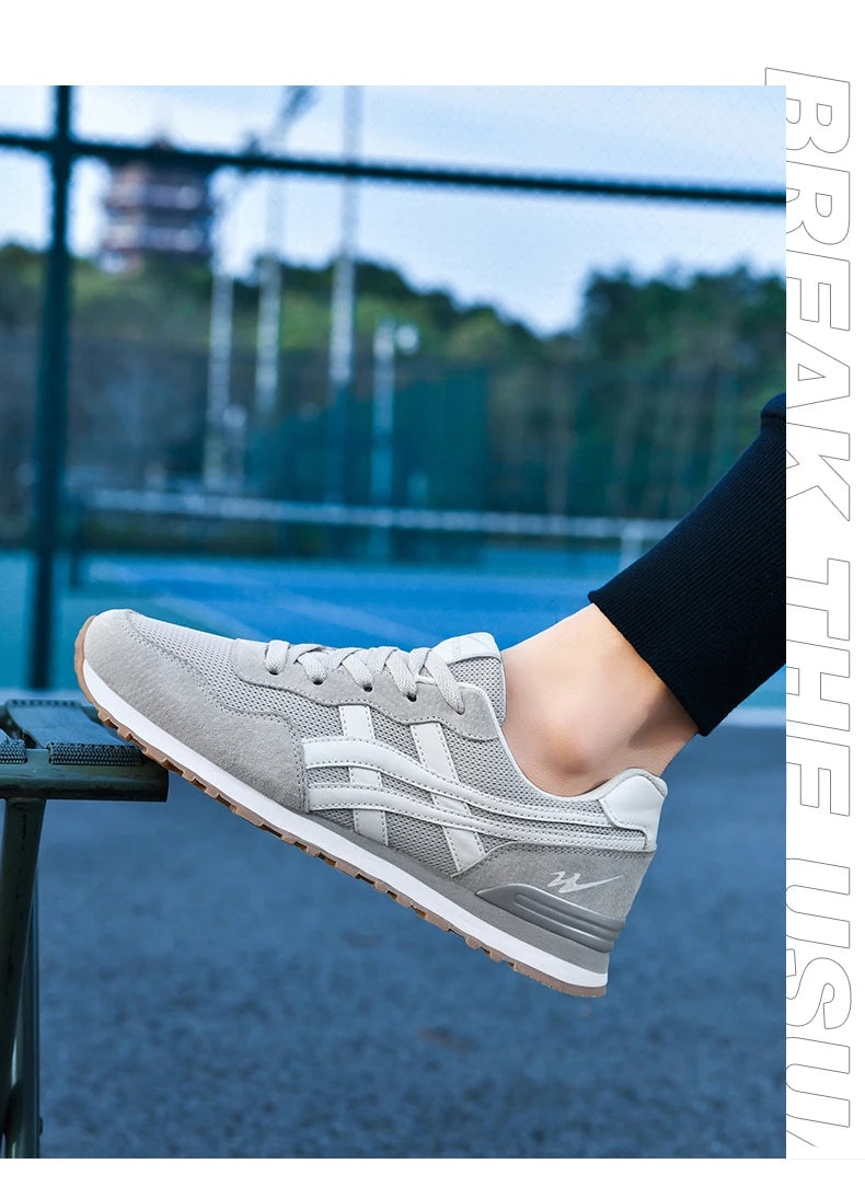Double Star Training Walking Shoes, Breathable Mesh Sports Shoes, Versatile Fashion Trendy Men's Shoes