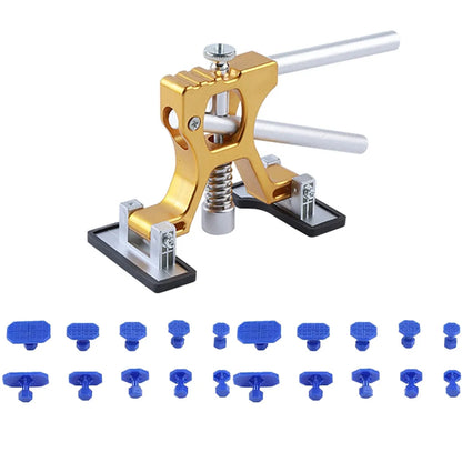 Car Dent Puller Kit Paintless Dent Golden Lifter Suction Cup Bridge Puller Dent Remove Tool Hail Damage Refrigerator Door Repair