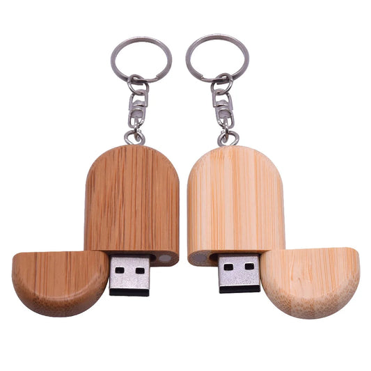 Creative Bamboo and Maple Wood Customize Logo Walnut Pendrive with Key Chain Usb Flash Drive 4GB 8GB 16G 32GB Usb Stick 2.0 Gift