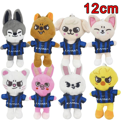 2026 New Straykids SKZ Mini Keychain Pendant New SKzoo FM Field Week 5cm Plush Cartoon Cute Pendant Children's Birthday Toy