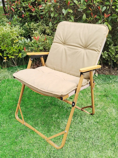 Lohascamping Camping Winter Chair Cover Seat Cushion 5CM Thick Camping Warm Chair Cusion Pads Relaxation Comfortable Chair Cush