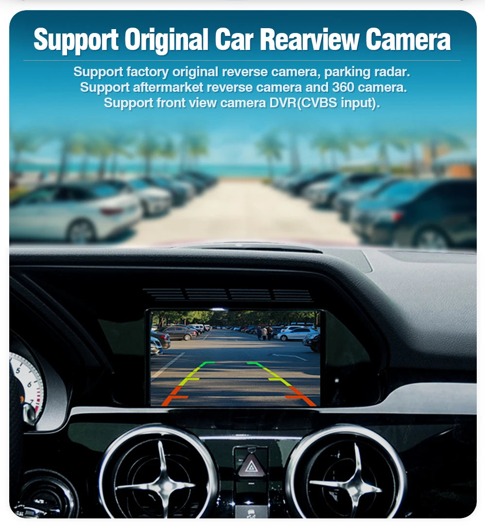 AUTOTOP Wireless CarPlay Android Auto Upgrade Adapter for Mercedes Benz A B C E CLA GLA GLK ML Sprinter NTG4.5 Becker Car AI Box, Airplay Android Mirror GPS BT, SWC Steering Wheel Control, Plug & Play Keep Original Factory Sy