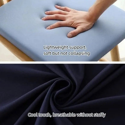 Anti-Slip 4cmThick Seat Cushion Ultra Soft Breathable Car Seat Pad Rebound Memory Foam Office Chair Pad Home Textile