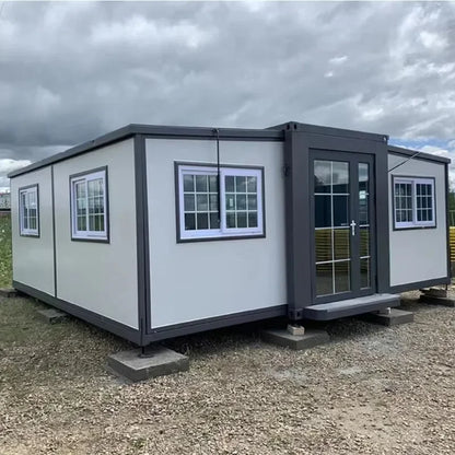 Restaurant 20FT 40 Ft Prefab Steel Prefabricated Sandwich Panel Expandable Living Container House Tiny Homes With Bathroom