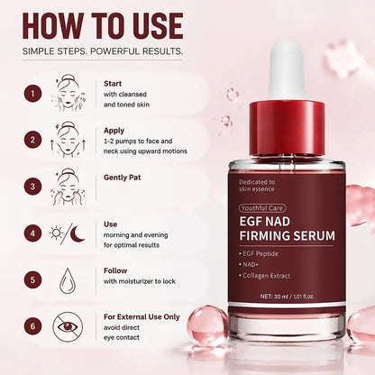 Firming Essence 30ml Facial Care Lifting Firming Essence Oil Plumping Radiance Boosting Serum Skin Elasticity & Firmness 1pcs