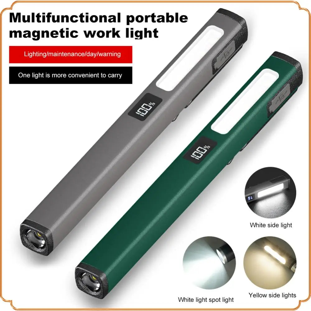 Waterproof Mini Nursing Flashlight LED+SMD Medical Handy Pen Light USB Charging Pocket Penlight Torch 400mAh for Nursing Student