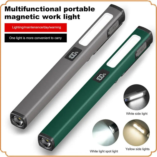 Waterproof Mini Nursing Flashlight LED+SMD Medical Handy Pen Light USB Charging Pocket Penlight Torch 400mAh for Nursing Student