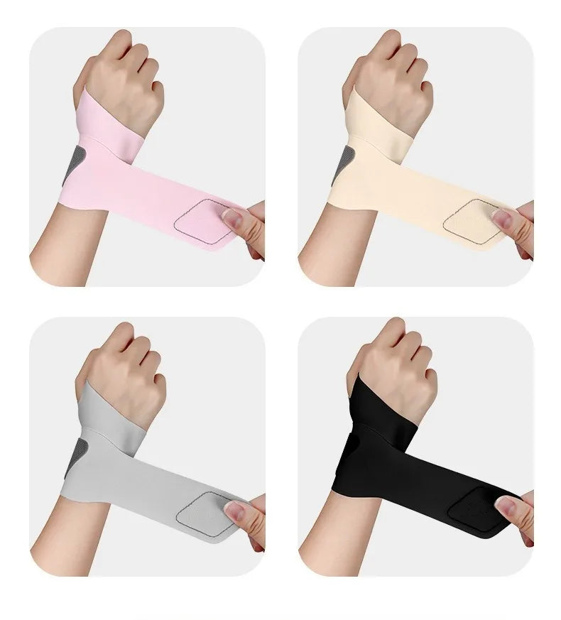 Fixed Spandex Sport Wrist Guard Wrist Sprain Tendonitis with Fastener Tape Wristband Ultra Thin Joint Brace  Fitness Sports Wrap