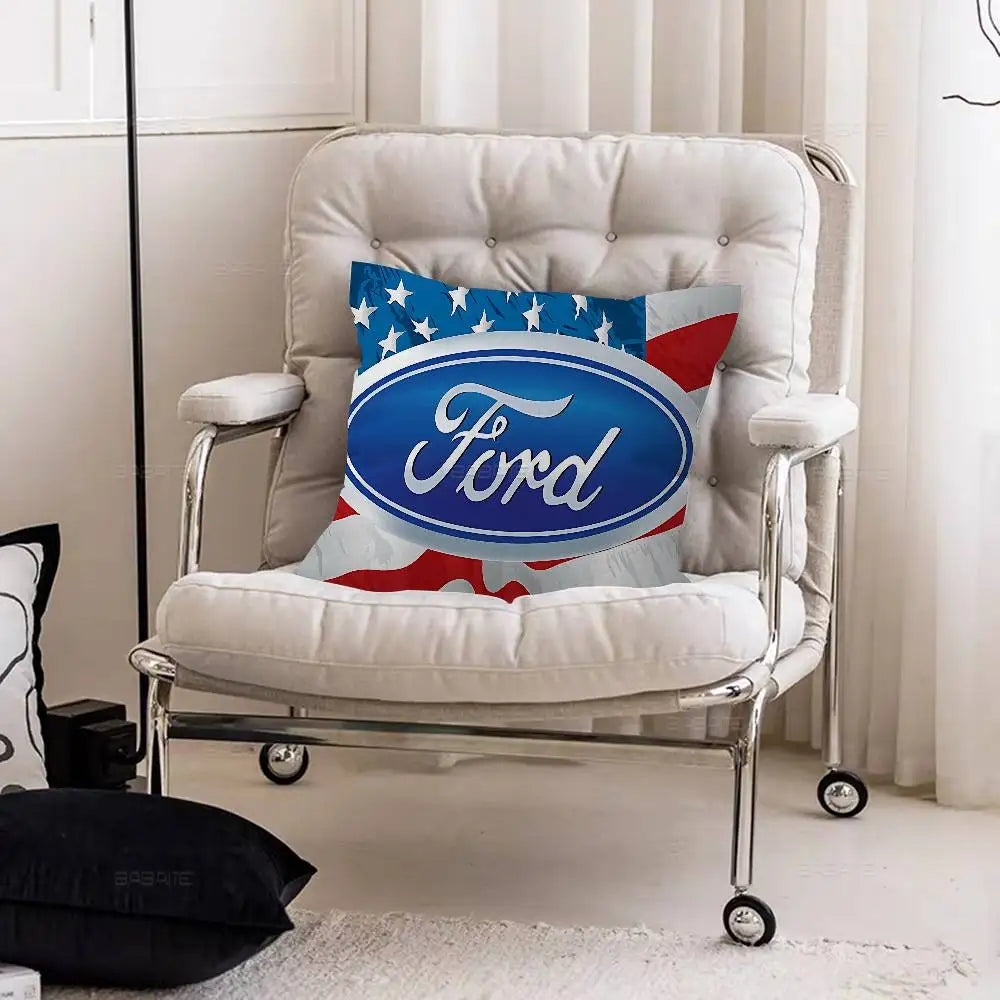 Car F-Ford Pillow Anime Pillow Sofa Bed Head Pillow Cover Cushion Cover 45x45 cm Fashion
