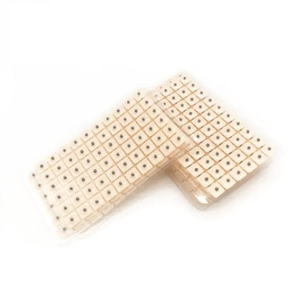 600Pcs Natural Cowherb Seed Ear Stickers Auriculotherapy Acupressure Massage Therapy Meridian Relief Sleep Support Vision Care