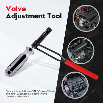 10mm Valve Adjustment Tool Jam Nut，Valve Lapping Guiding Removal Tool Compatible with Honda/Toyota/Japanese Auto Vehicle Engines