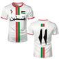Palestine Football T Shirts Summer Fashion Short Sleeve Palestinian Flag 3D Printed T-shirts Casual O Neck Loose Mens Tops Tees
