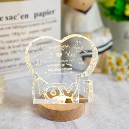 5-8cm Solid Wood LED USB Lamp Holder Display Base Night Light Luminous Bottle Coasters Crystal Ball Glass Ornament Stand Decor