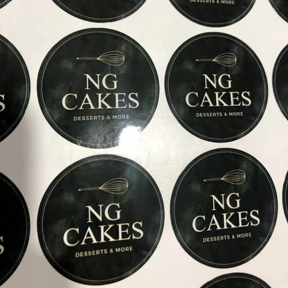 1000pcs Custom Stickers with Logo Personalized Thank You Stickers for Business Customize Your Own Sticker Packaging Labels