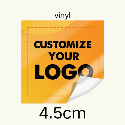 Custom Stickers PVC Waterproof Die Cut Vinyl Logo Labels Square Personalized Sticker for Laptop Birthday Party Wedding Business