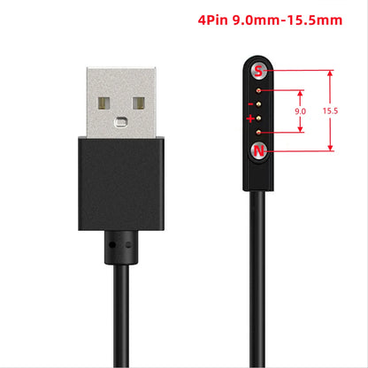 Aishi Magnetyczny kabel ładujący USB, ładowarka, adapter zasilania do inteligentnego zegarka, opaski sportowej, wyciskarki, słuchawek, szczoteczki do zębów, urządzeń kosmetycznych