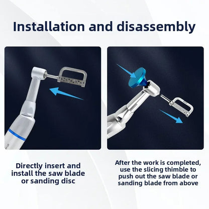 Dental 1∶1 Contra Angle Handpiece Orthodontic IPR System Interproximal Enamel Reduction Reciprocating Stripping Kit with Stri