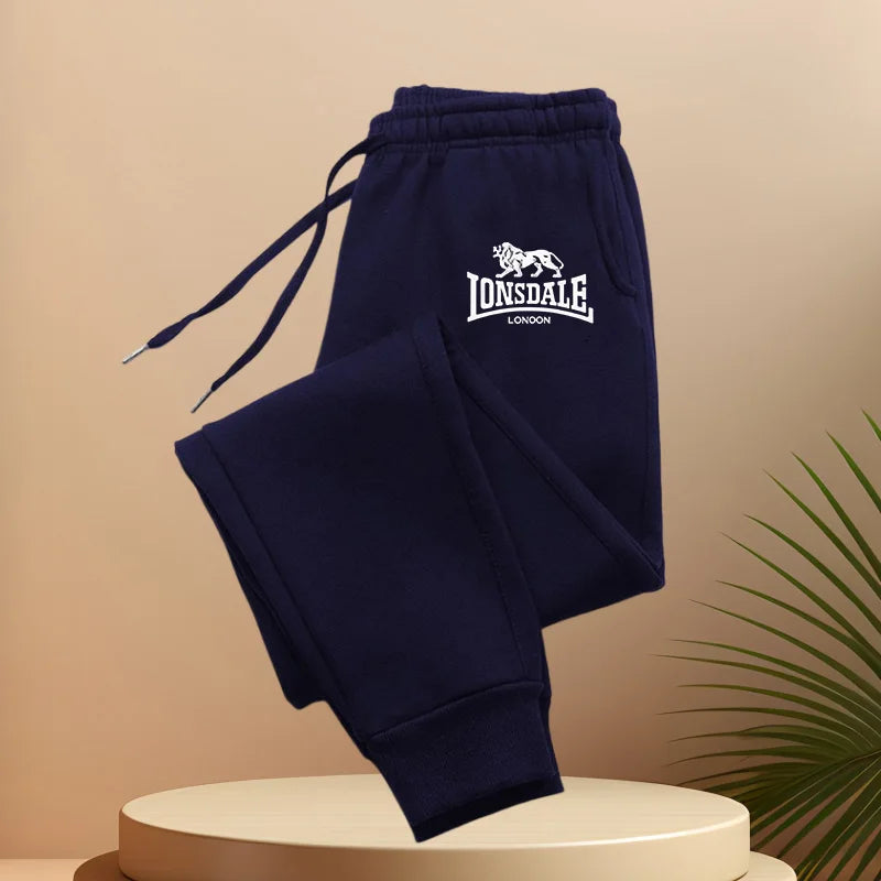Modern Fit Jogger Sweatpants for Men Elastic Waist, Sports Tapered Trousers Great Street Gym Daily Wear