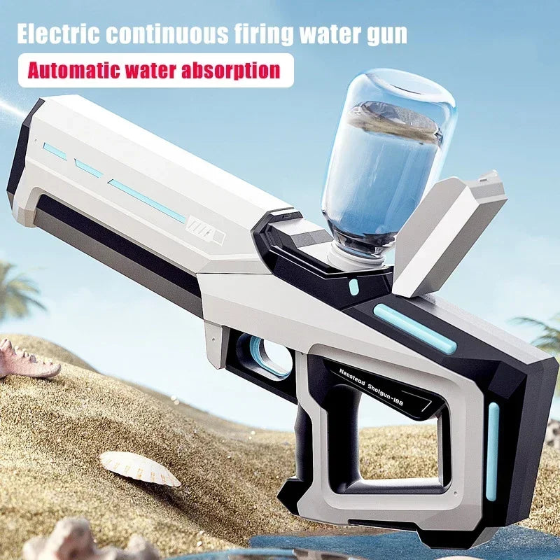 43cm Electric Water Guns for Adults Powerful Squirt Automatic Water Suction Water Blasters Outdoor Beach Toy for Boys Kids Gift