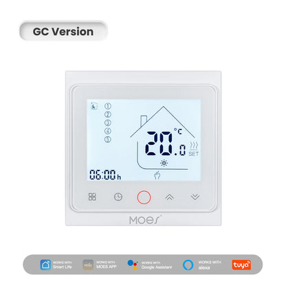 MOES Tuya WiFi ZigBee Smart Thermostat Room Temperature Controller for Water Electric Floor Heating Gas Boiler Alexa Google Home