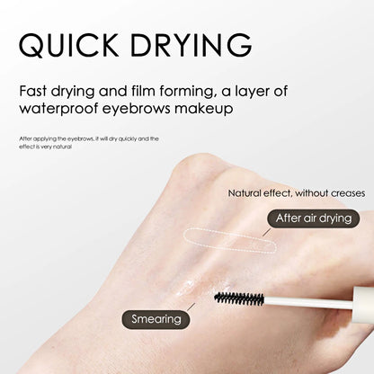 QIBEST Transparent Eyebrow Gel Long Lasting Shape Natural Three Dimensional Moisturizing Eyebrow Styling Gel Makeup Brow Soap