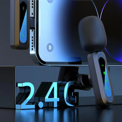 Professional Wireless Lavalier Microphone For Smartphones, Computers and Cameras, Plug and Play,Type-C Port 1-2