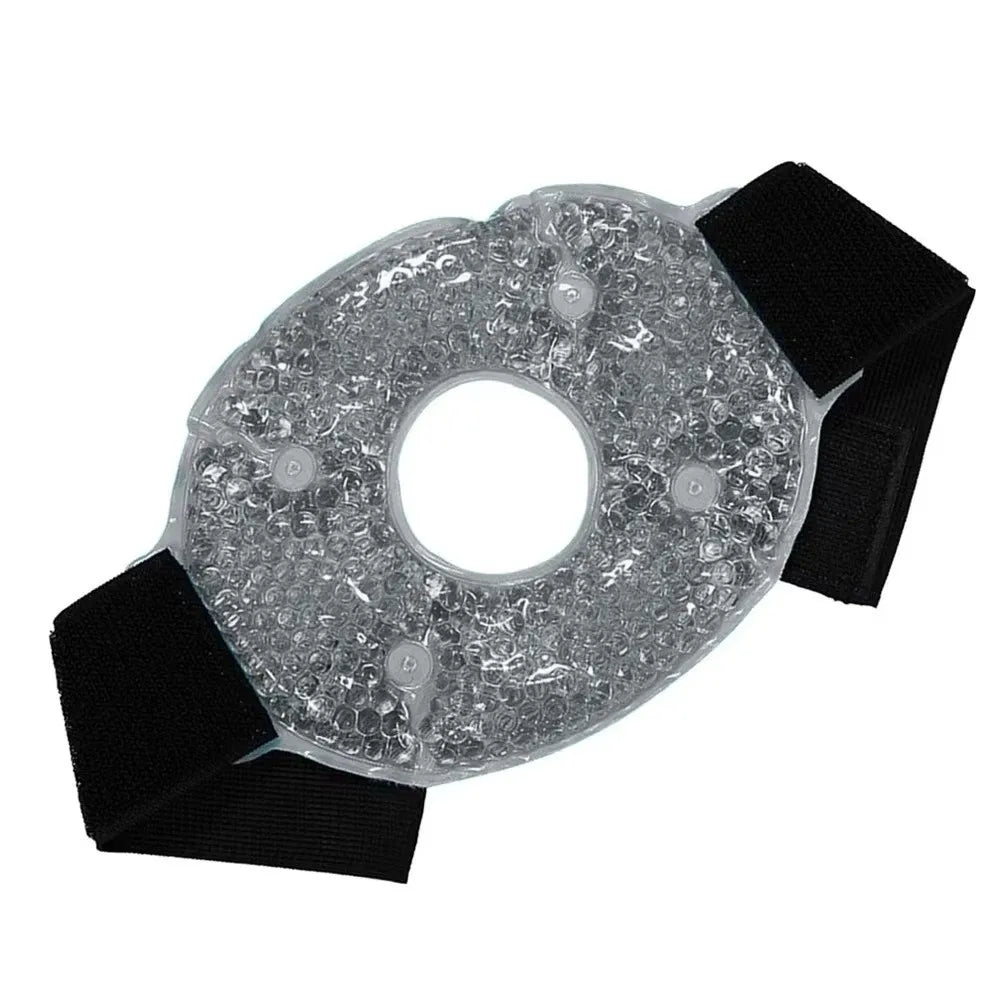 Reusable Soft Gel Ice Compress Strap Cold Soft Gel Bead PVC Skin-friendly Hot Cold Gel Ice Pad Adjustable Strap