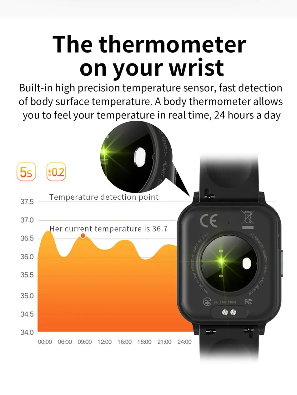 LIGE Women Smart Watch I68 Waterproof Bluetooth Call Watch for Women Smartwatch Ladies Sport Fitness Tracker Watches Men Watch