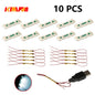 10PCS 0.8mm Pin RGB LED For LEGO Building Blocks USB Lamp DIY Street Light City Electric Decorate 1X1 Brick Compatible All Brand