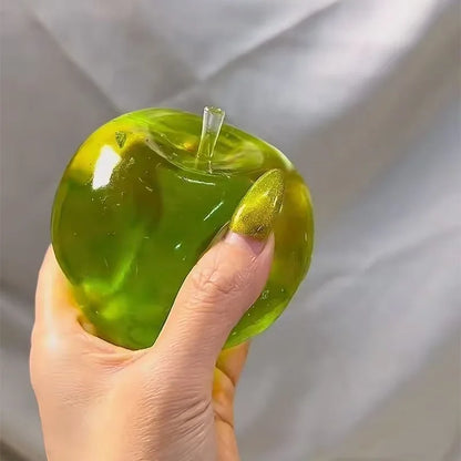 Green Apple Squeeze Toys Relieve Stress and Vent Anger Fidget Toys Plasticity Squeeze toys To Relieve Stress for Friends